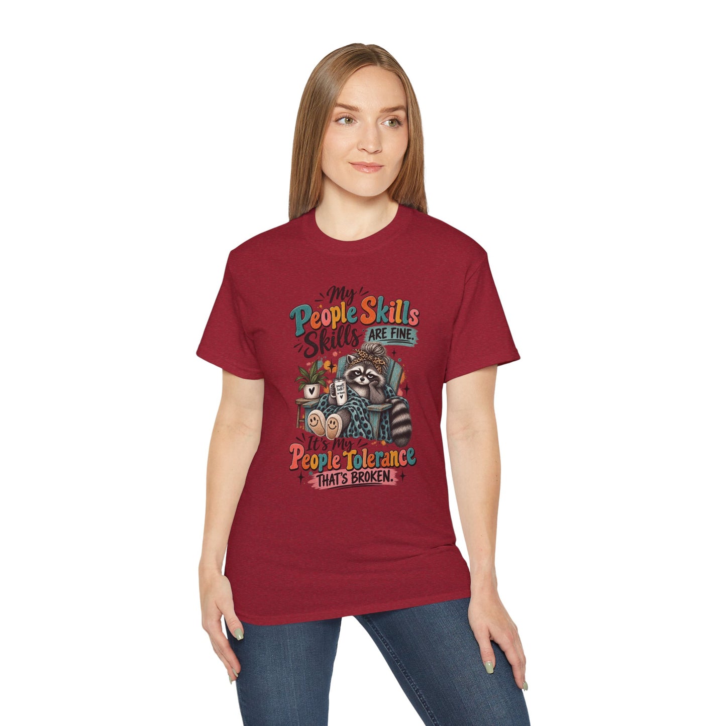 My People Skills Are Fine Sloth Shirt | Funny Graphic Tee