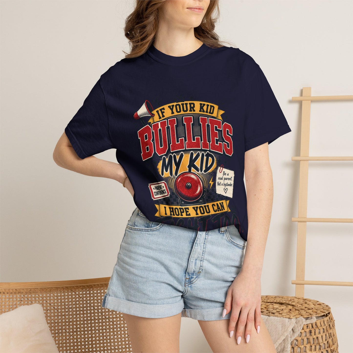 If Your Kid Bullies My Kid Graphic Tee – Anti-Bullying Parent Shirt