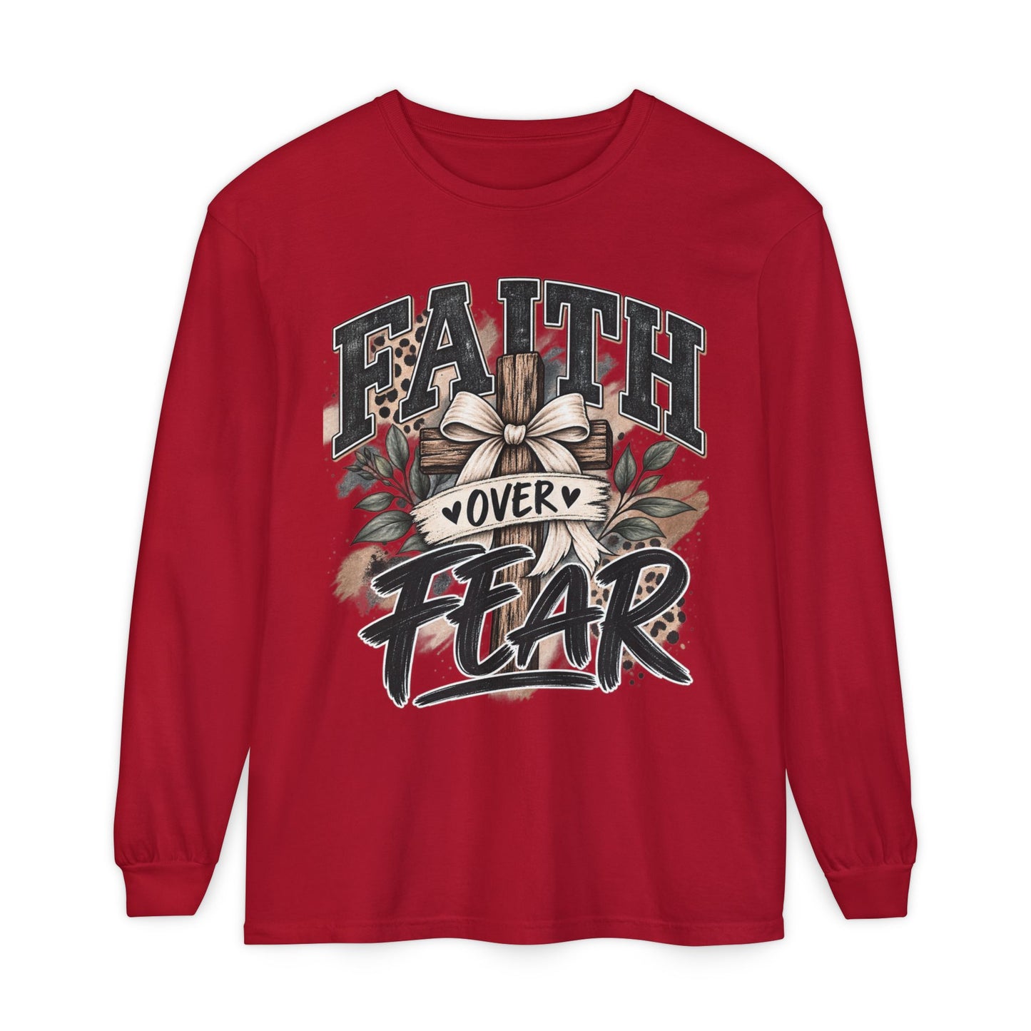 Faith Over Fear Long Sleeve Tee