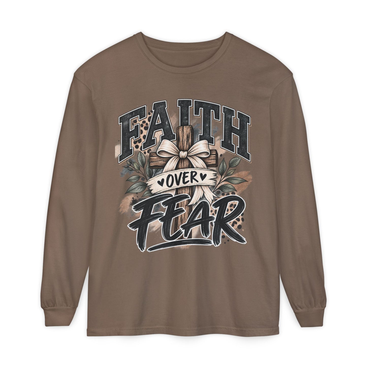 Faith Over Fear Long Sleeve Tee