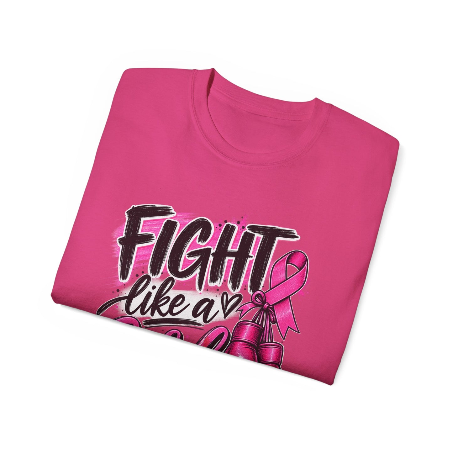 Fight Like a Girl Breast Cancer Awareness T-Shirt
