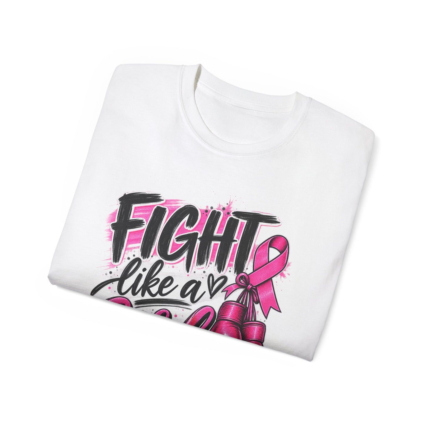 Fight Like a Girl Breast Cancer Awareness T-Shirt