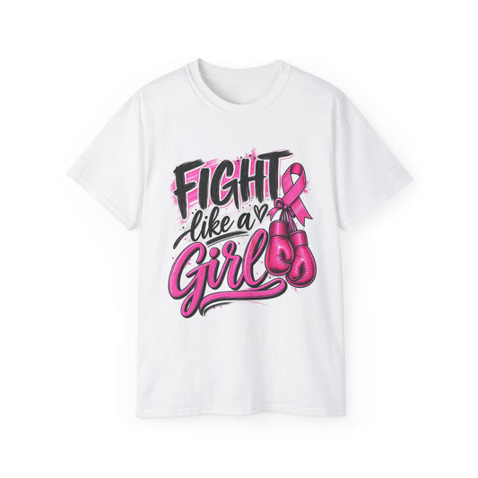Fight Like a Girl Breast Cancer Awareness T-Shirt