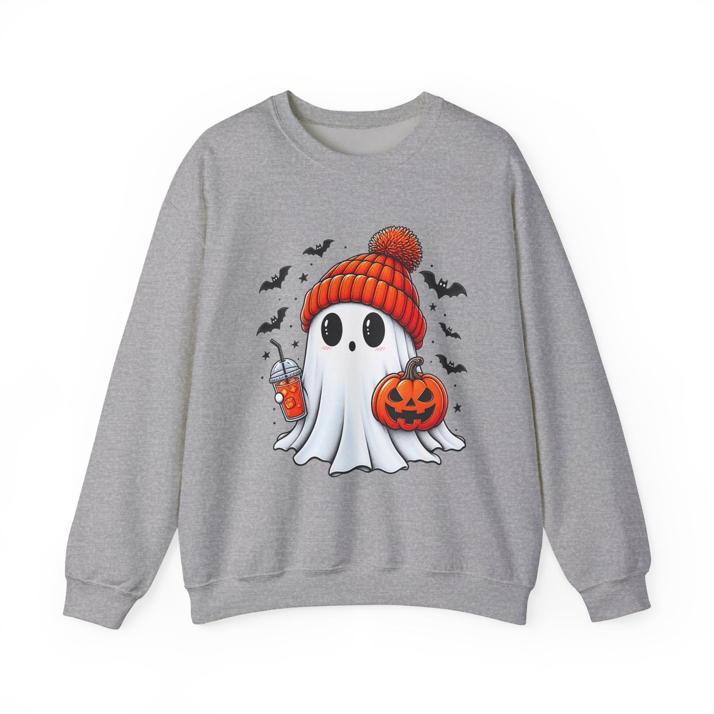Cute Spooky Ghost Sweatshirt | Cozy Halloween Crewneck
