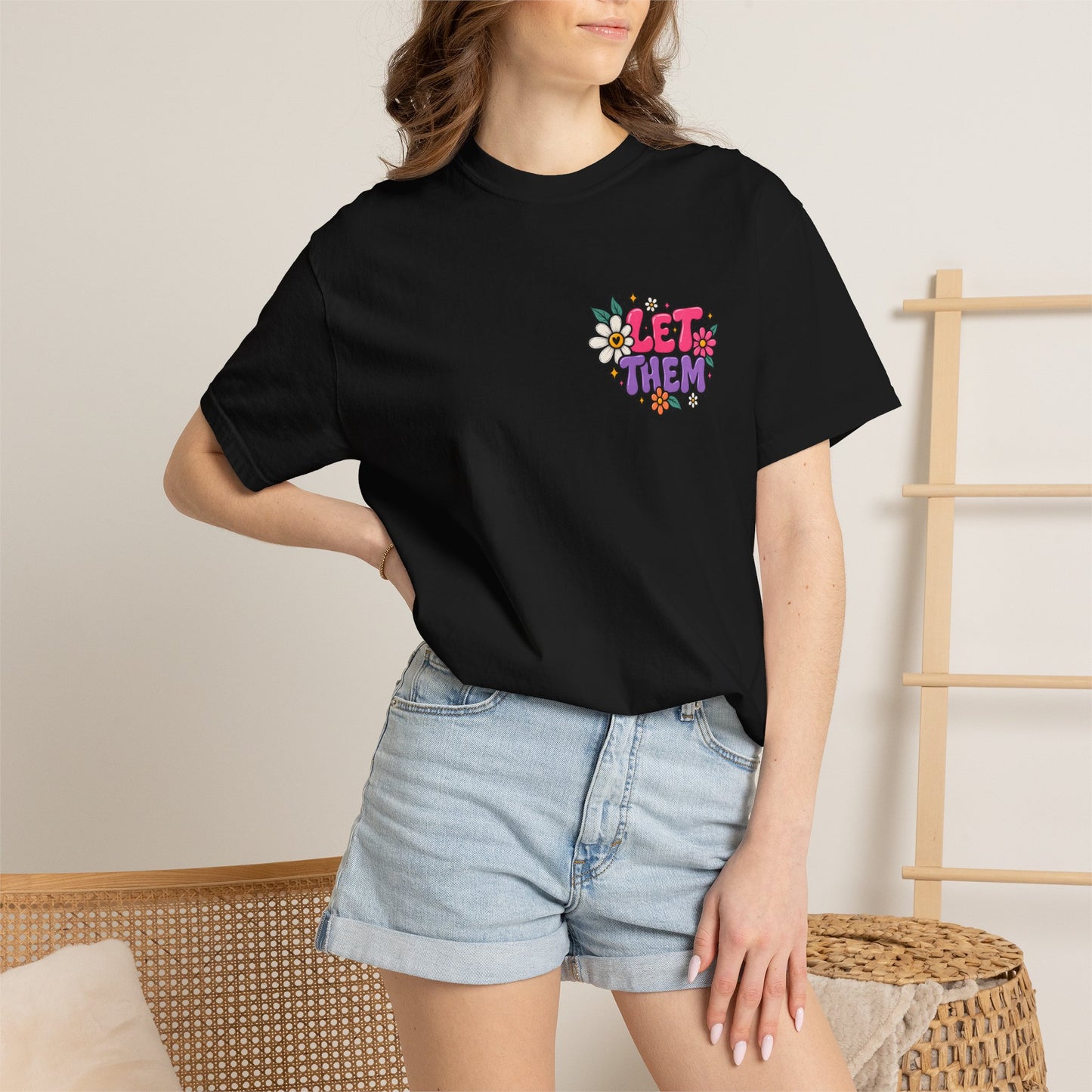 Let Them Keep Shining Graphic Tee – Positive Inspirational Shirt