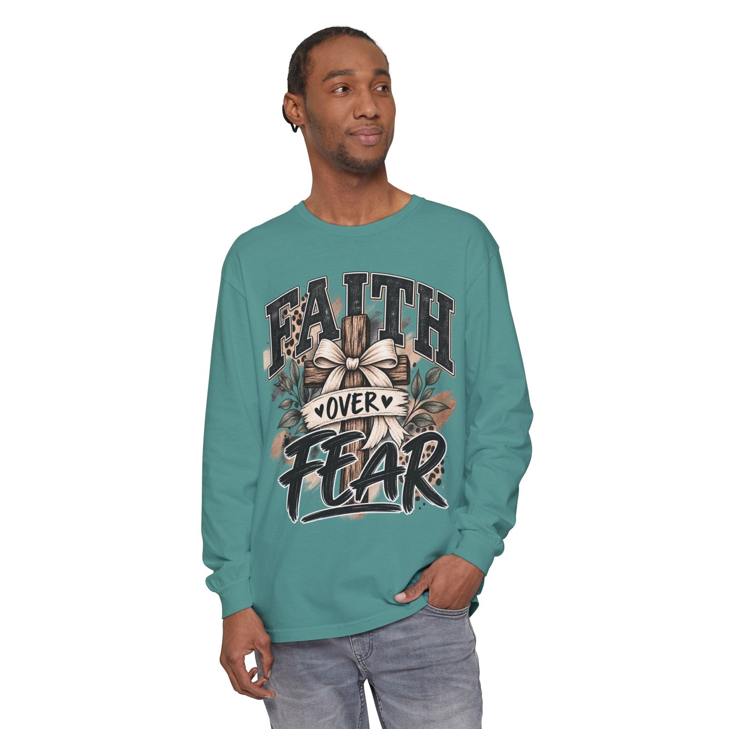 Faith Over Fear Long Sleeve Tee