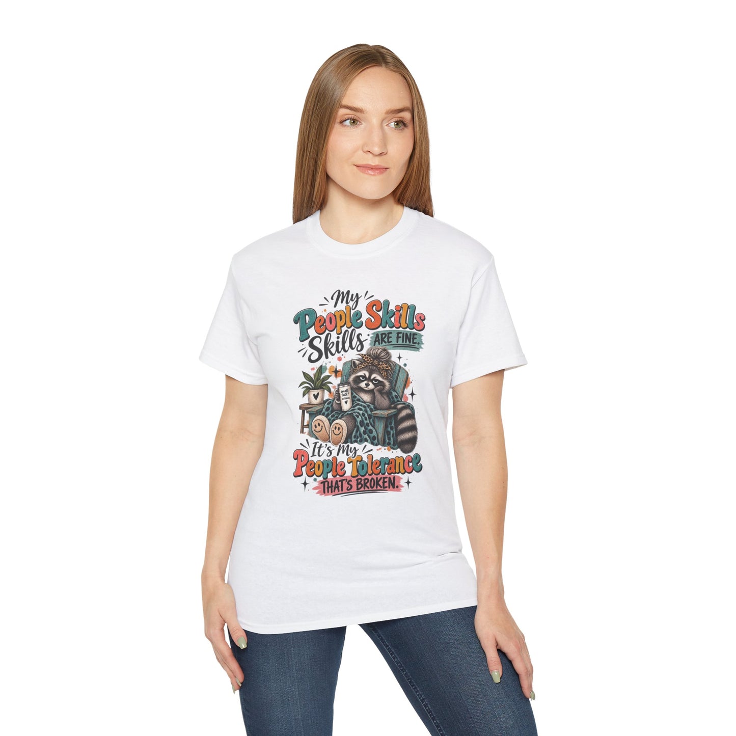 My People Skills Are Fine Sloth Shirt | Funny Graphic Tee