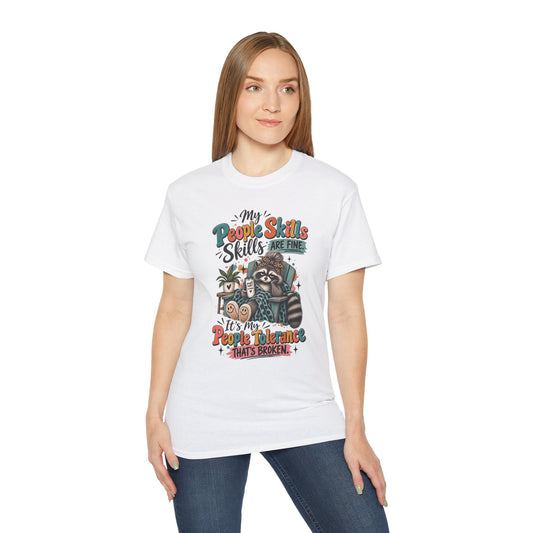 My People Skills Are Fine Sloth Shirt | Funny Graphic Tee