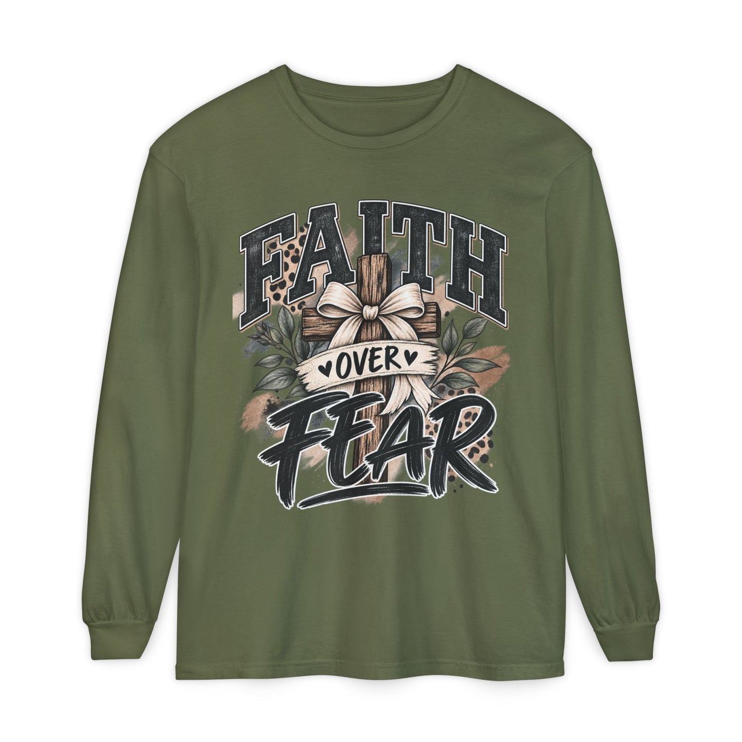 Faith Over Fear Long Sleeve Tee