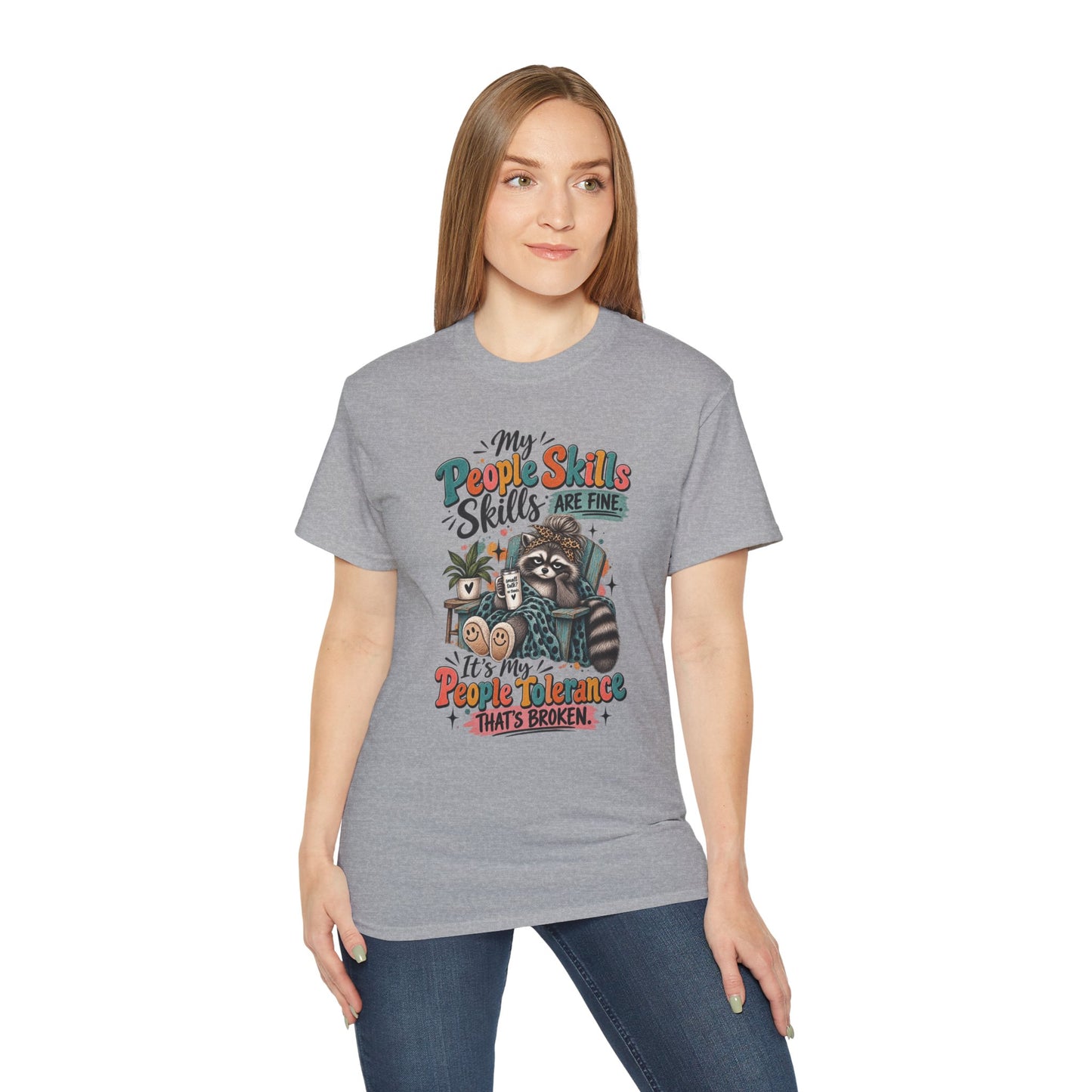 My People Skills Are Fine Sloth Shirt | Funny Graphic Tee