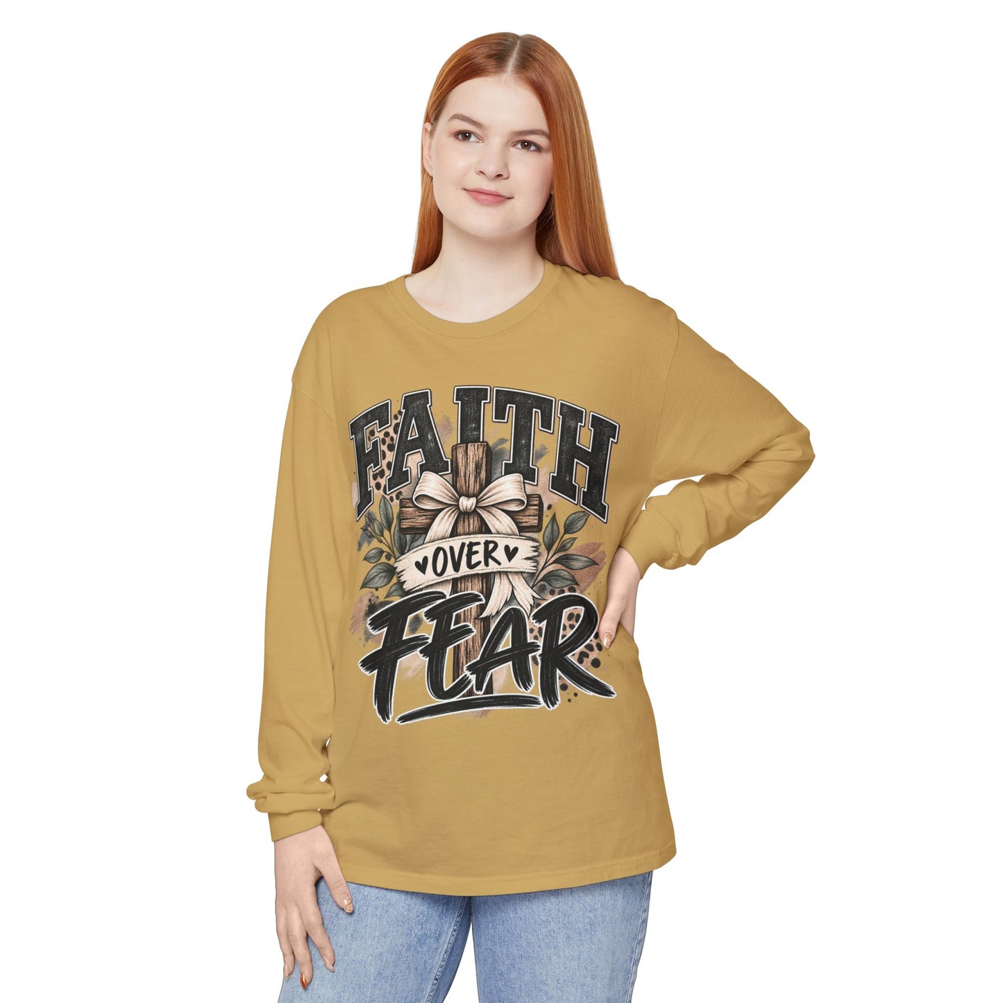 Faith Over Fear Long Sleeve Tee