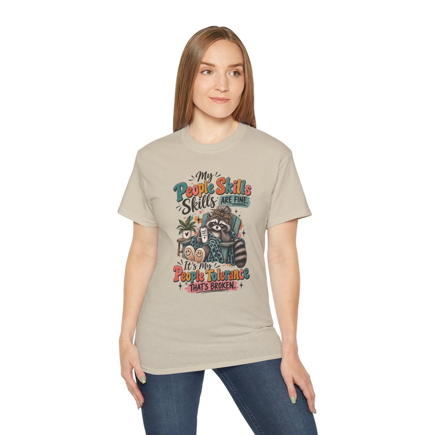 My People Skills Are Fine Sloth Shirt | Funny Graphic Tee