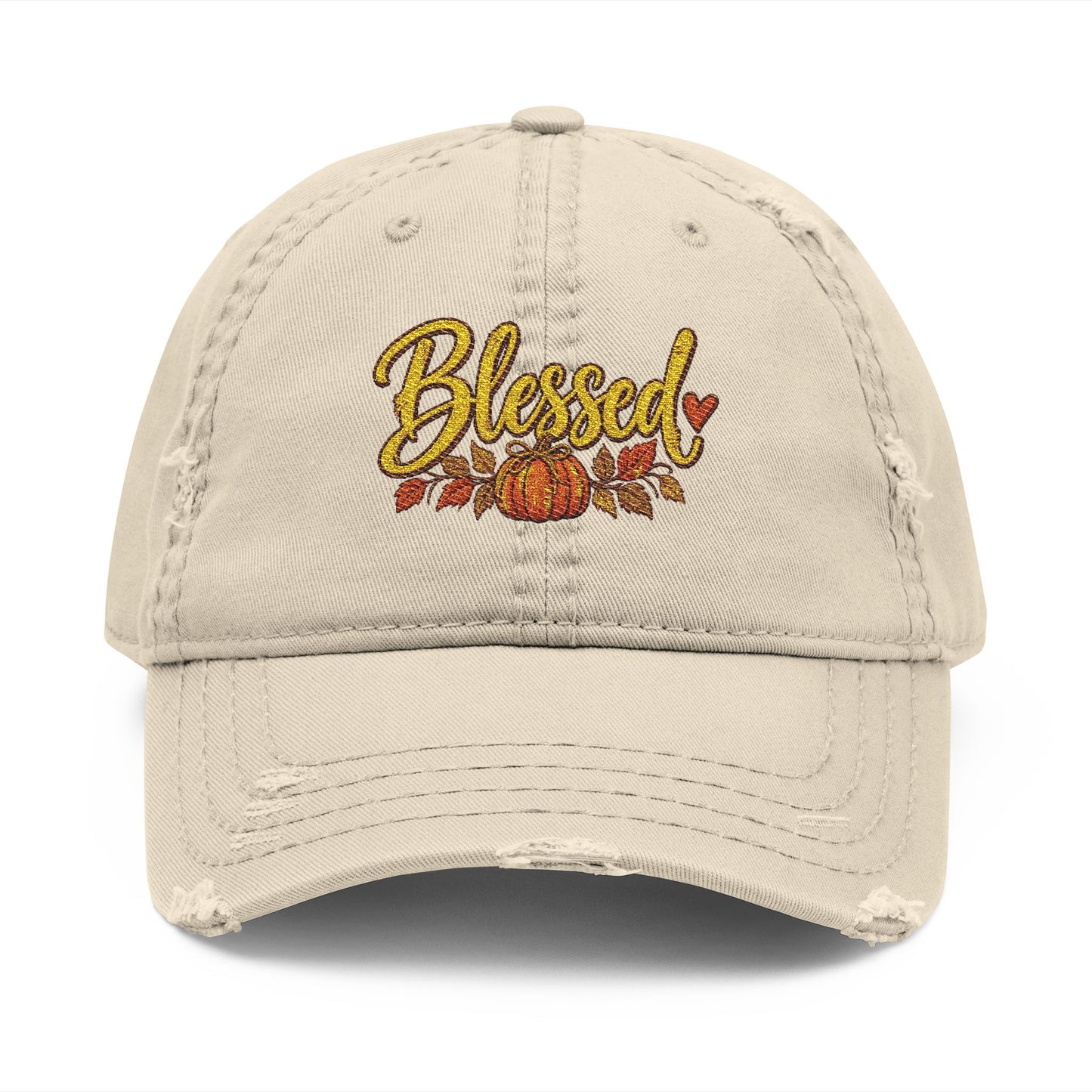 Distressed Dad Hat (Blessed)