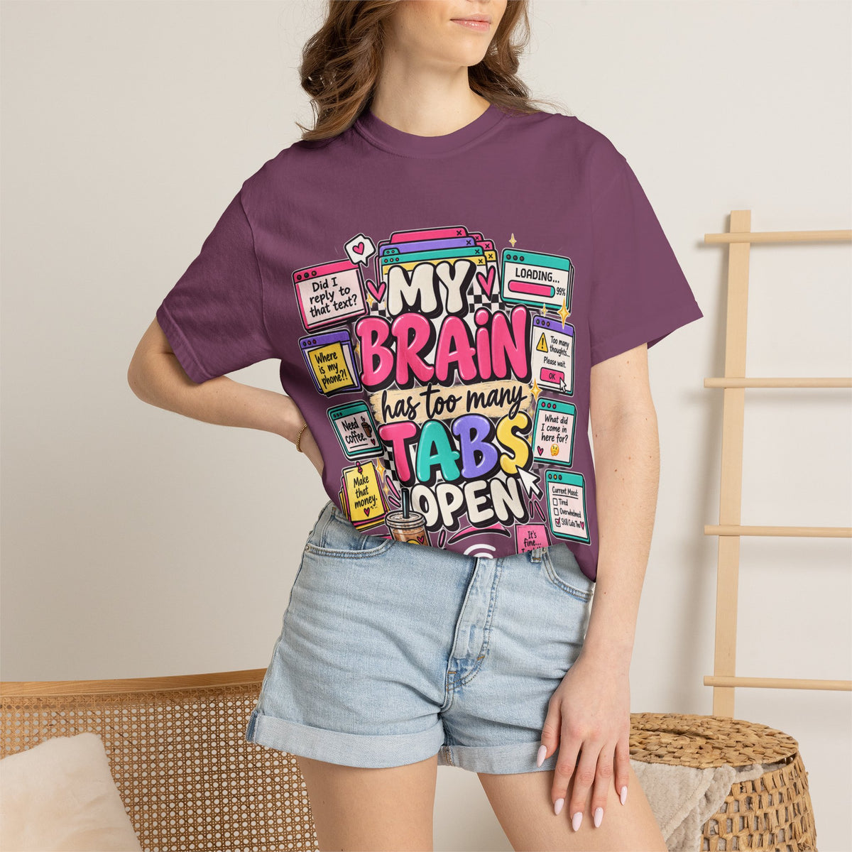 Too many tabs open… and we're not talking about the computer. 😂