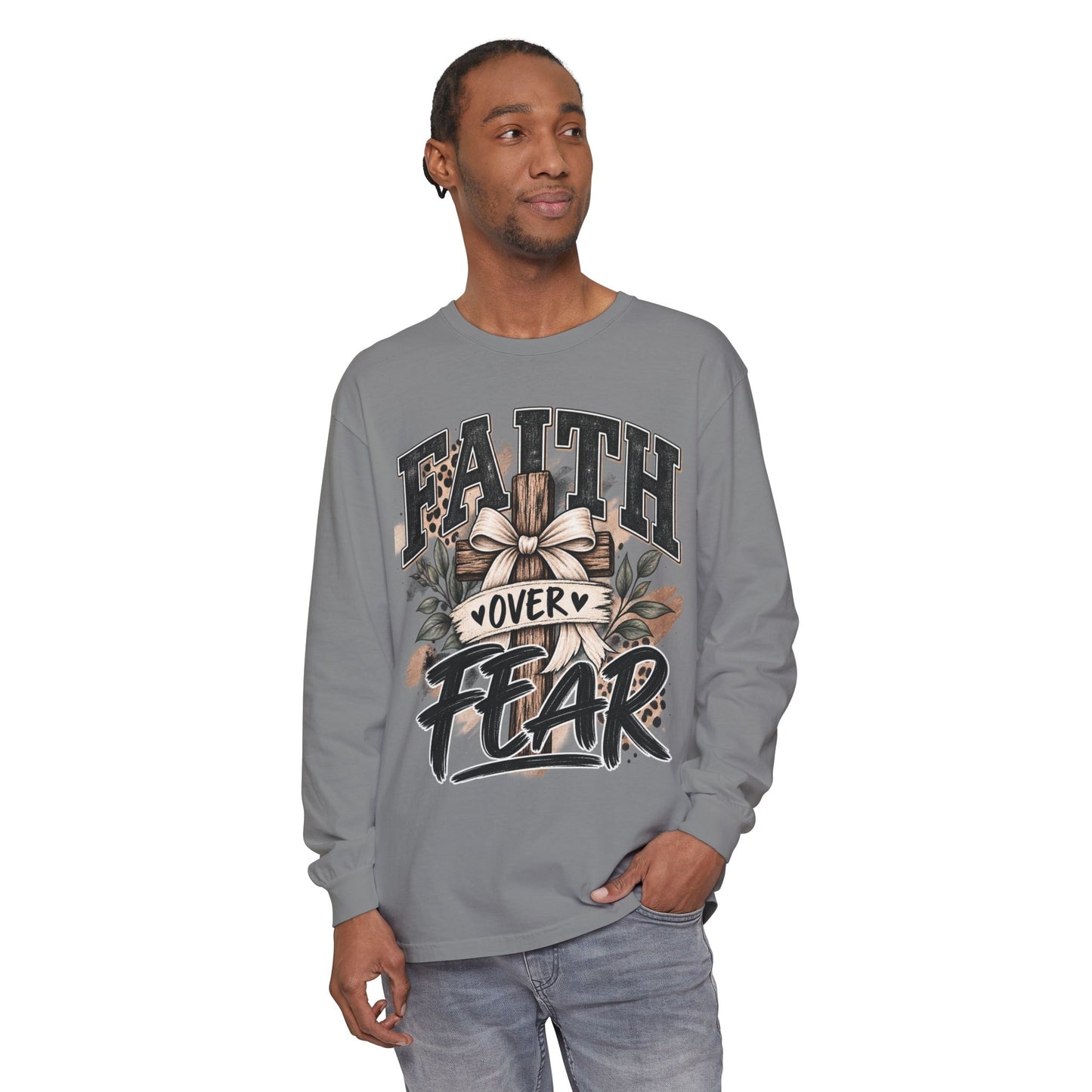Faith Over Fear Long Sleeve Tee