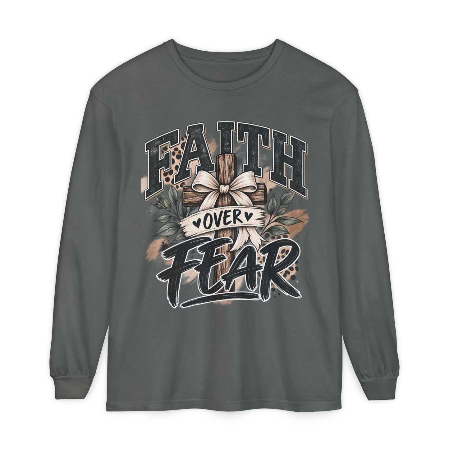 Faith Over Fear Long Sleeve Tee