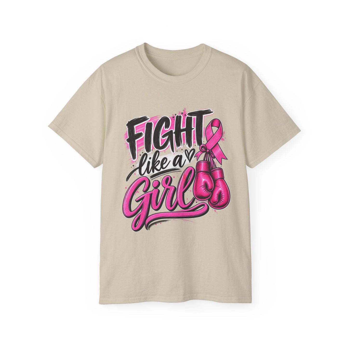 Fight Like a Girl Breast Cancer Awareness T-Shirt
