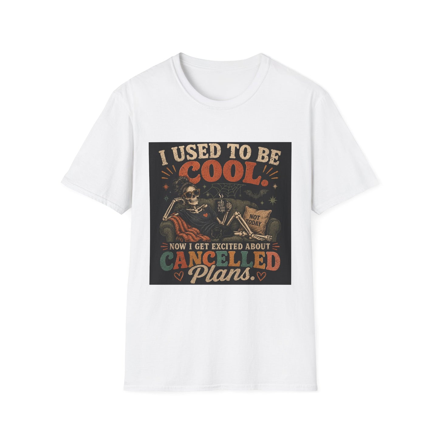 I Used to Be Cool Skeleton Shirt | Funny Canceled Plans Tee