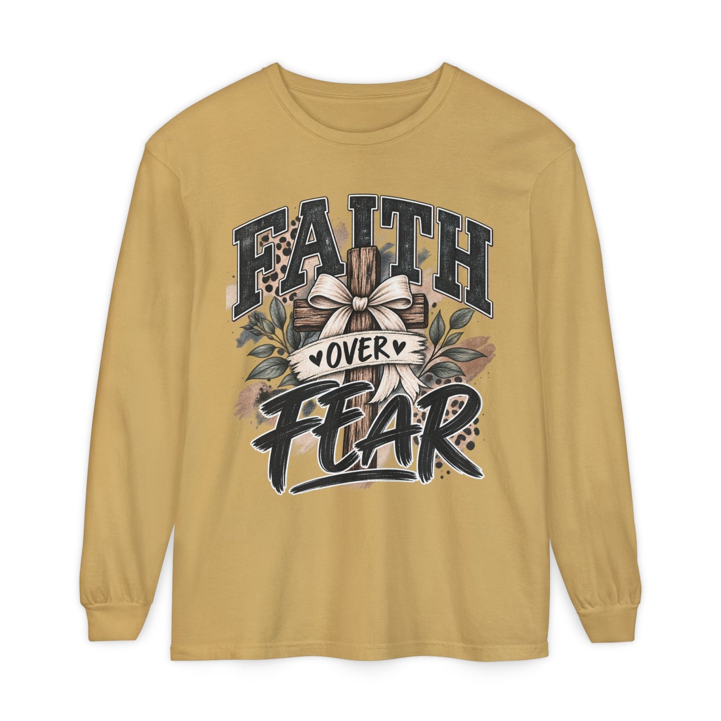 Faith Over Fear Long Sleeve Tee