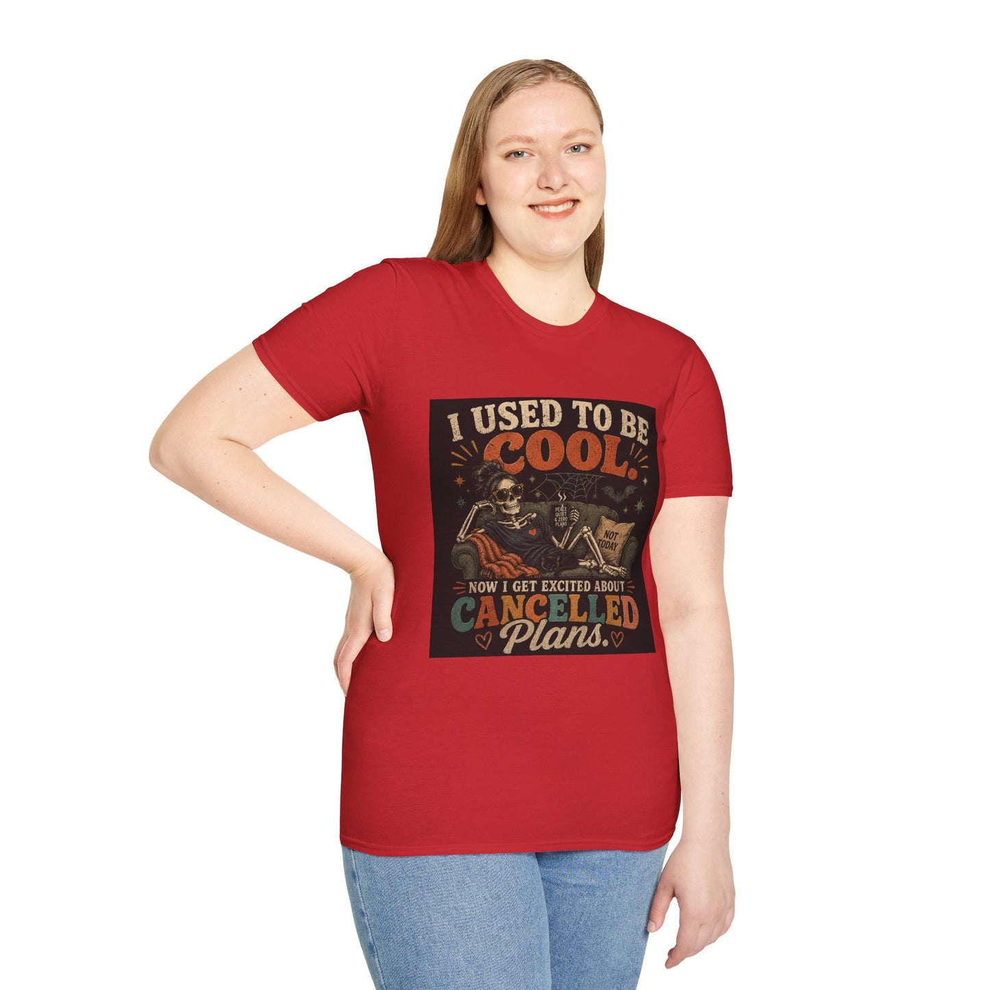 I Used to Be Cool Skeleton Shirt | Funny Canceled Plans Tee