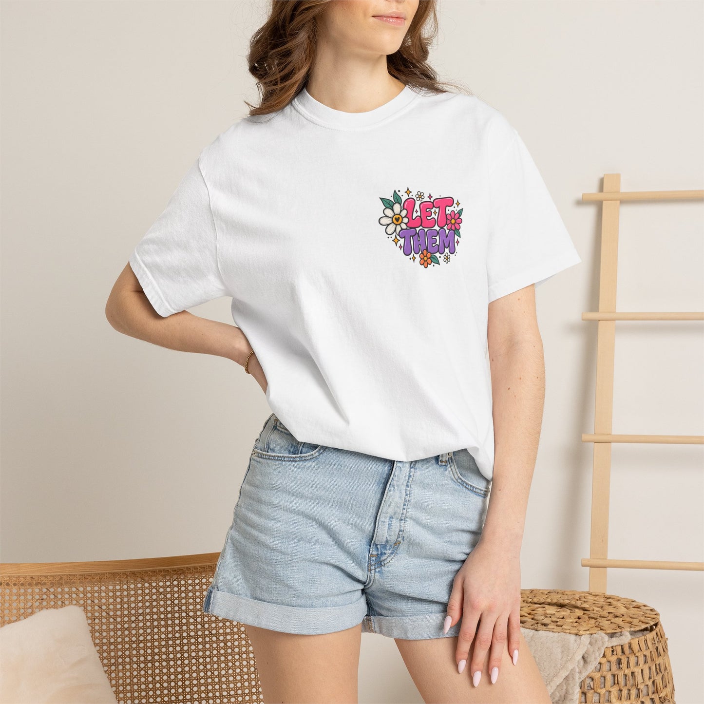 Let Them Keep Shining Graphic Tee – Positive Inspirational Shirt