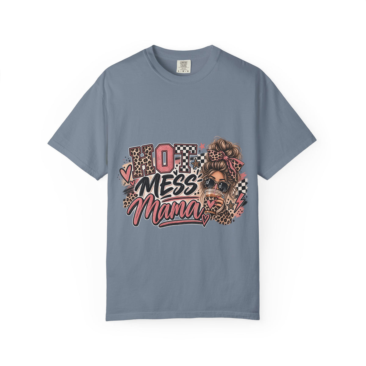 Hot Mess Mama Graphic Tee – Funny Mom Life Shirt