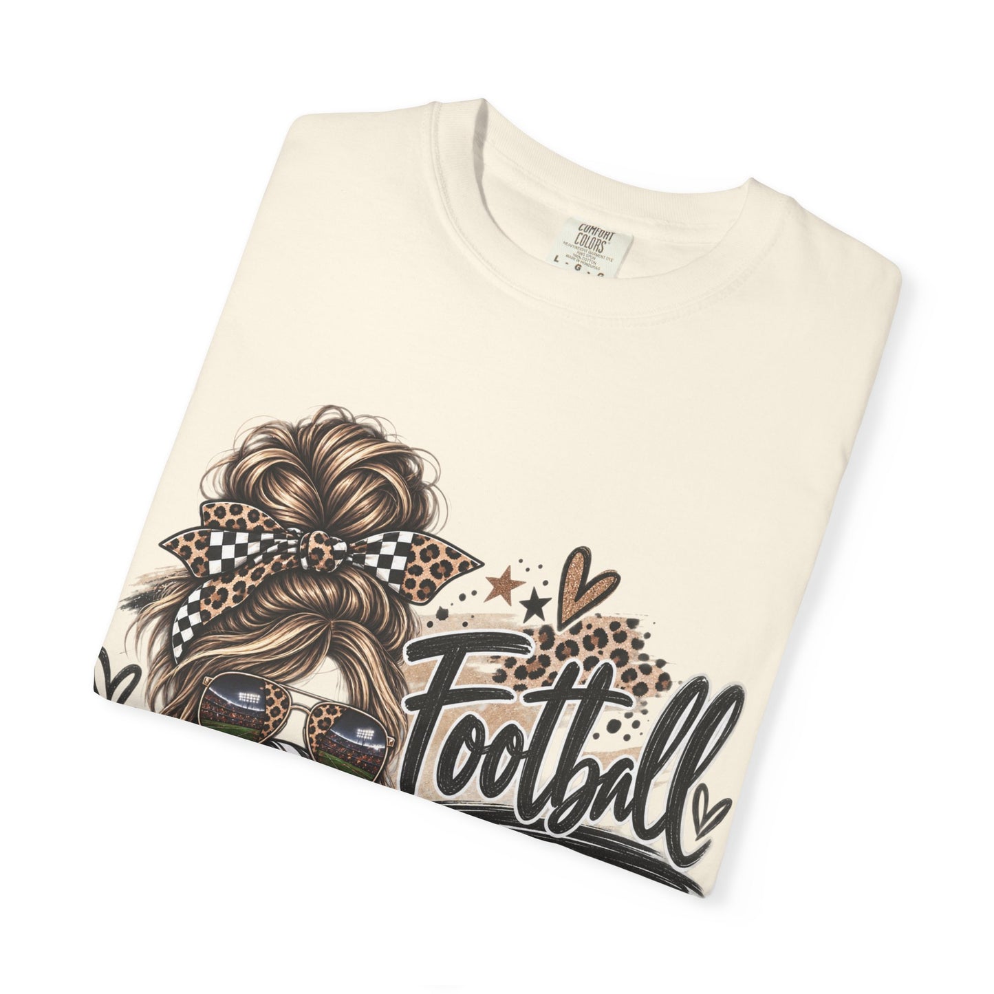 Football Mama Leopard Game Day Graphic Tee