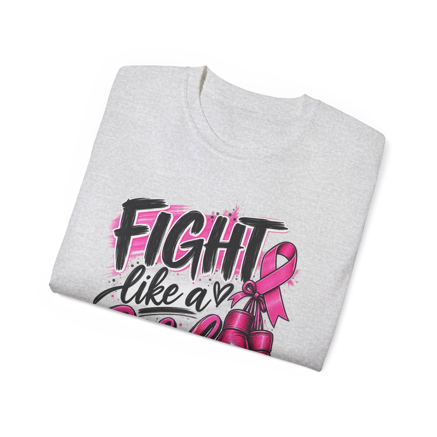 Fight Like a Girl Breast Cancer Awareness T-Shirt