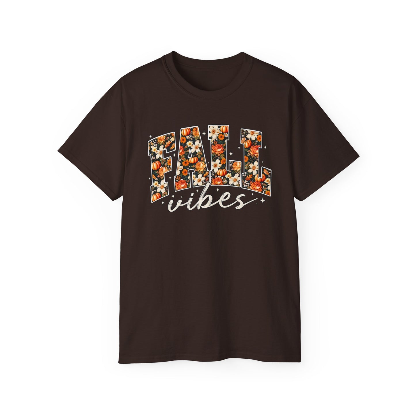 Fall Vibes Shirt | Floral Pumpkin Graphic Tee