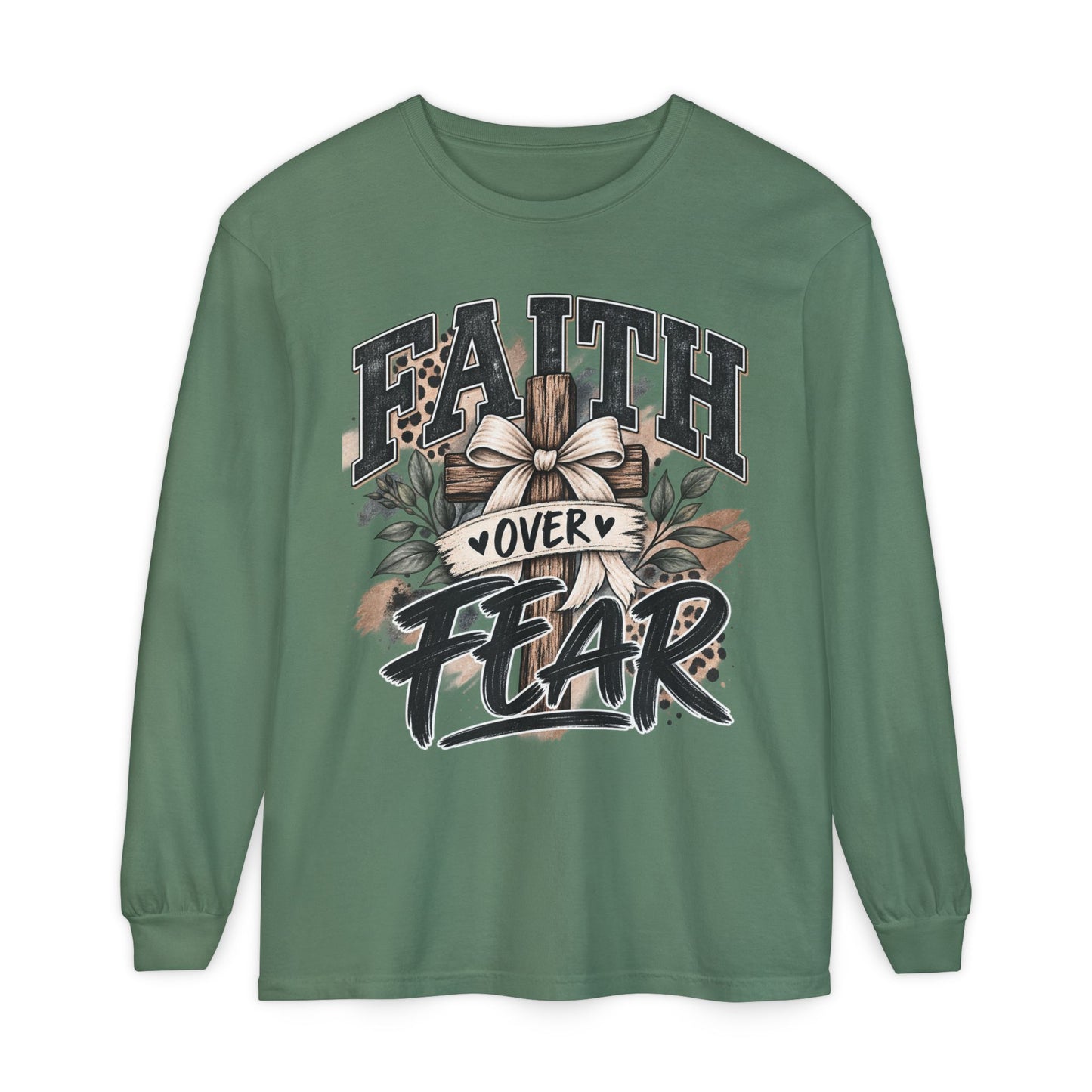 Faith Over Fear Long Sleeve Tee