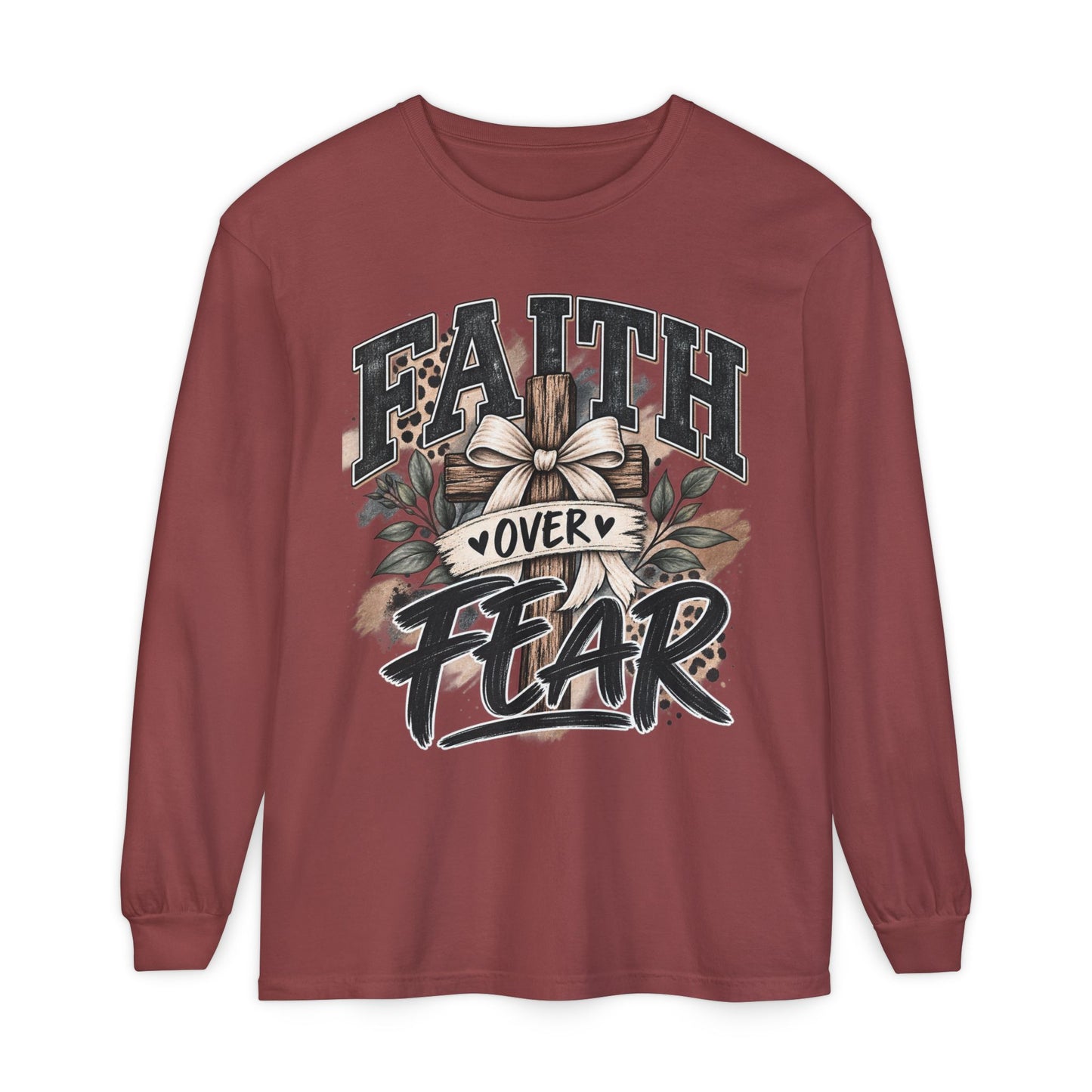 Faith Over Fear Long Sleeve Tee