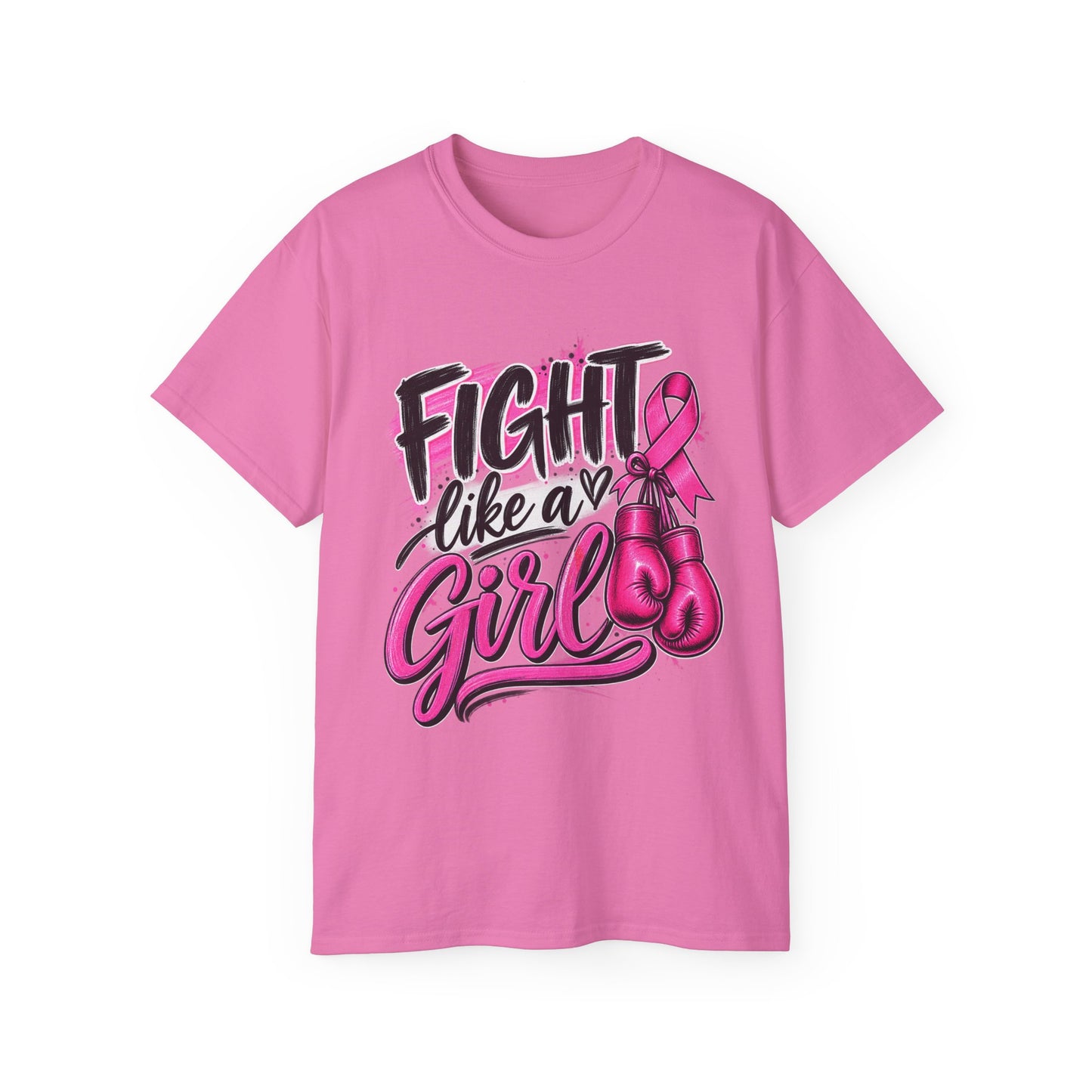Fight Like a Girl Breast Cancer Awareness T-Shirt