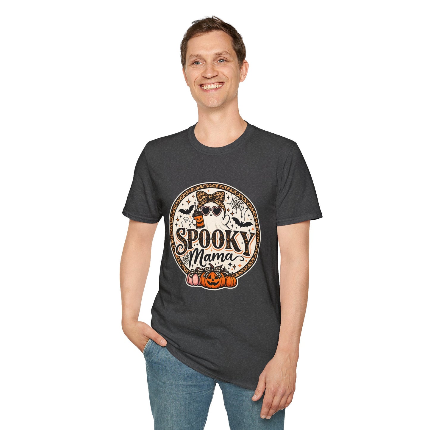 Spooky Mama T-Shirt — Halloween Ghost Graphic Tee