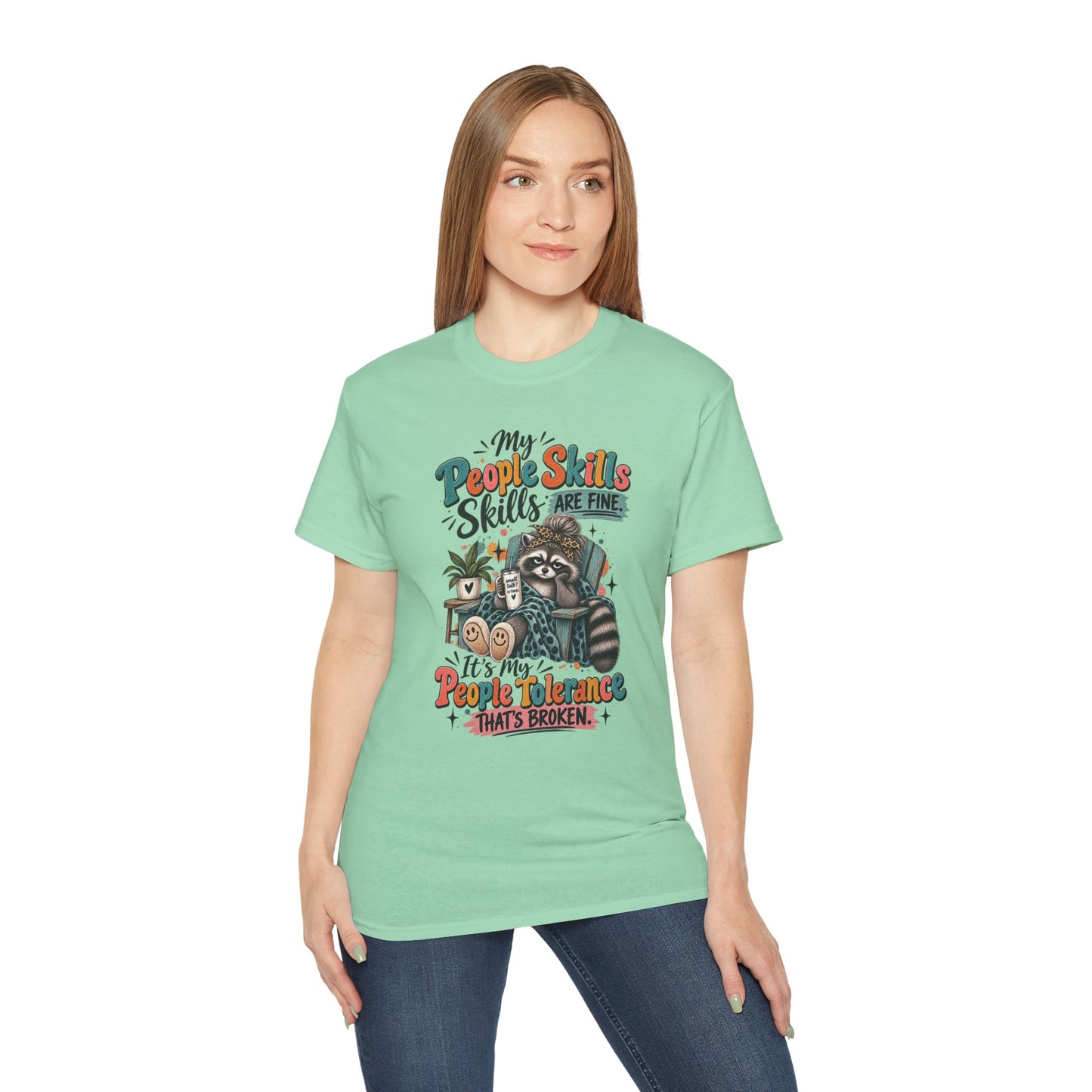 My People Skills Are Fine Sloth Shirt | Funny Graphic Tee