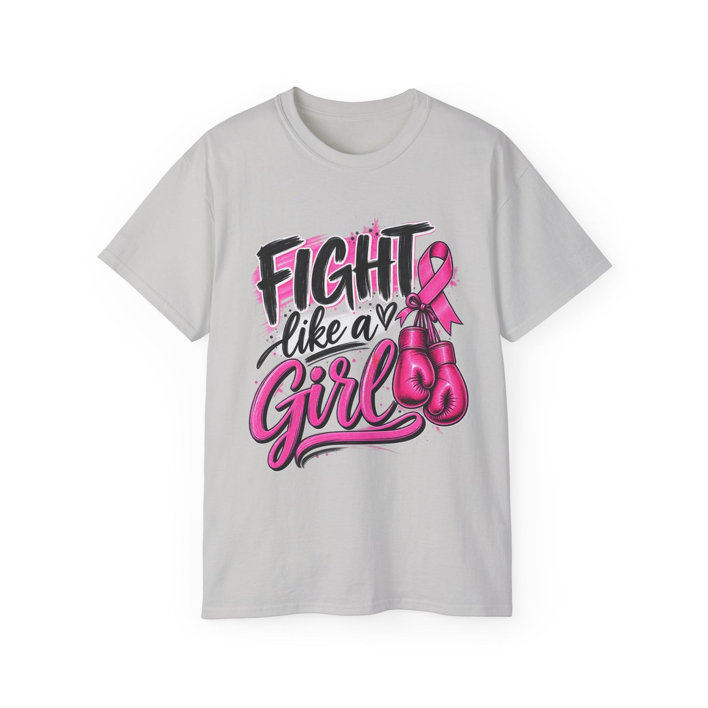 Fight Like a Girl Breast Cancer Awareness T-Shirt