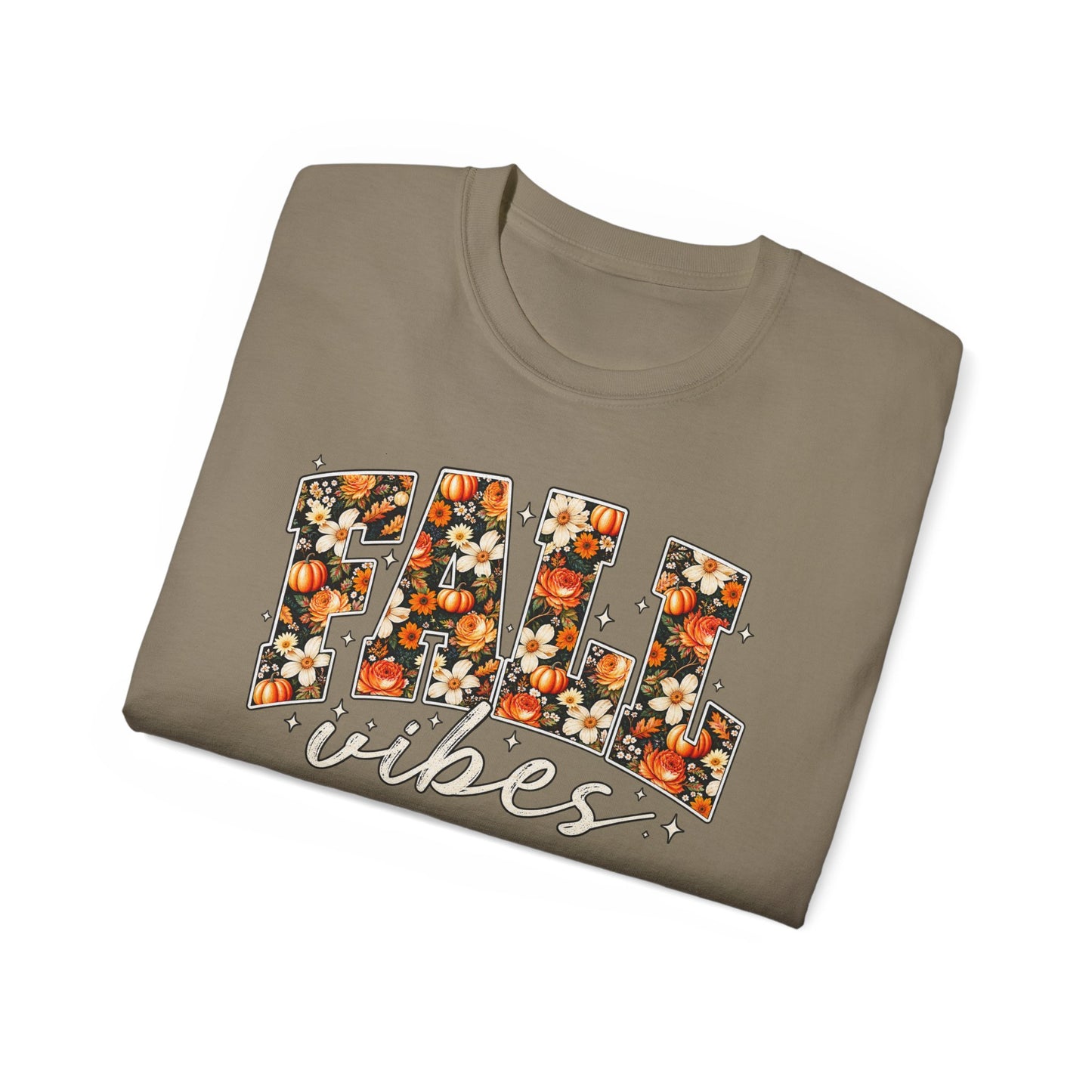 Fall Vibes Shirt | Floral Pumpkin Graphic Tee