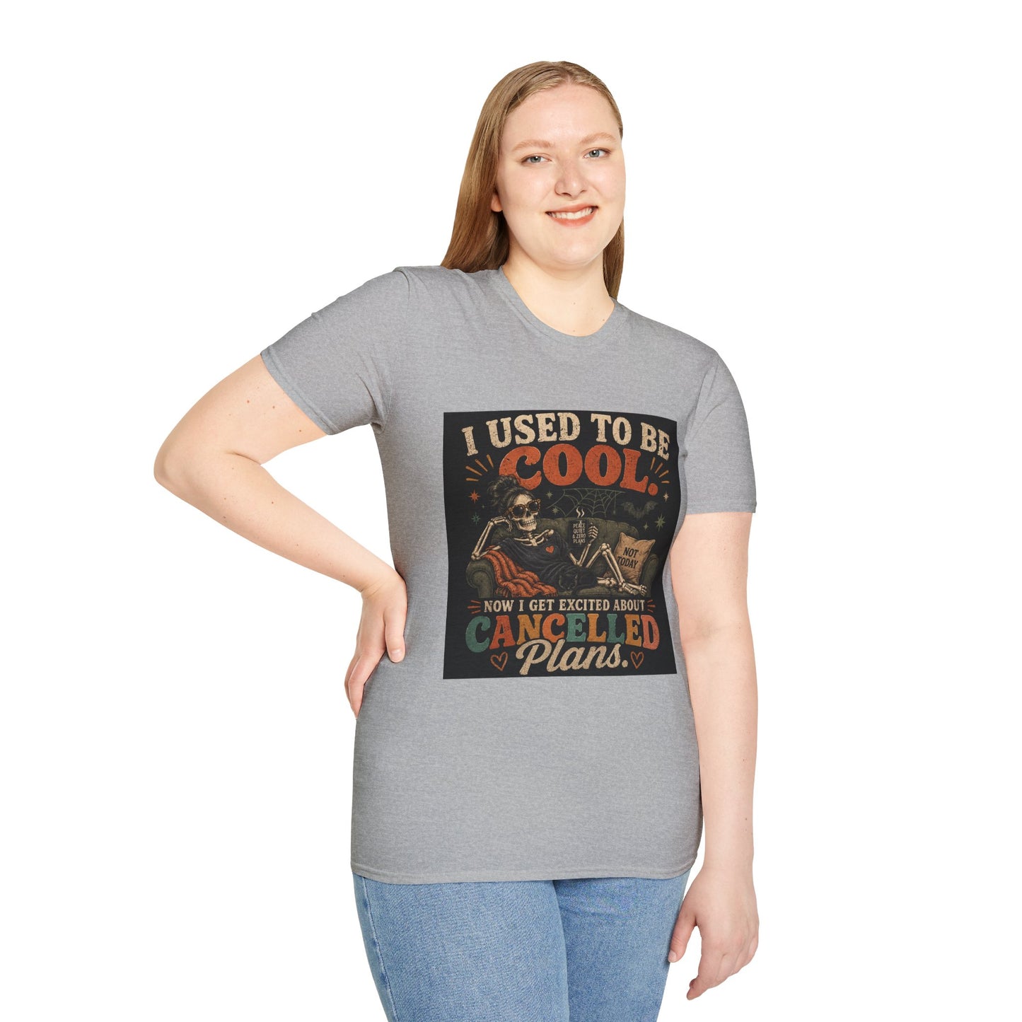 I Used to Be Cool Skeleton Shirt | Funny Canceled Plans Tee