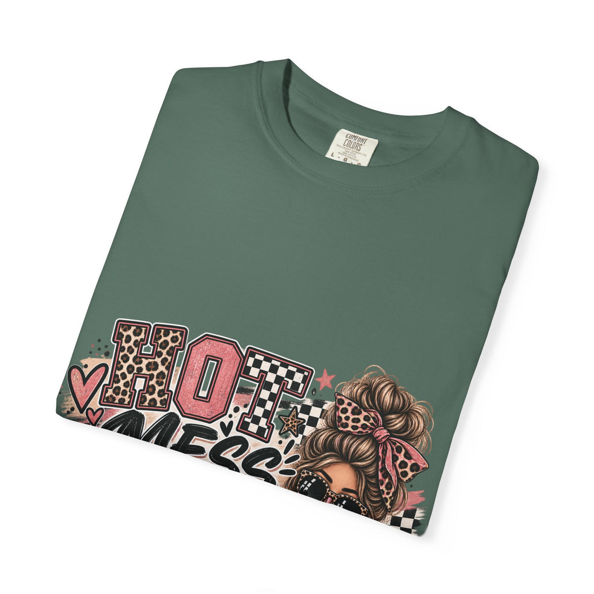 Hot Mess Mama Graphic Tee – Funny Mom Life Shirt