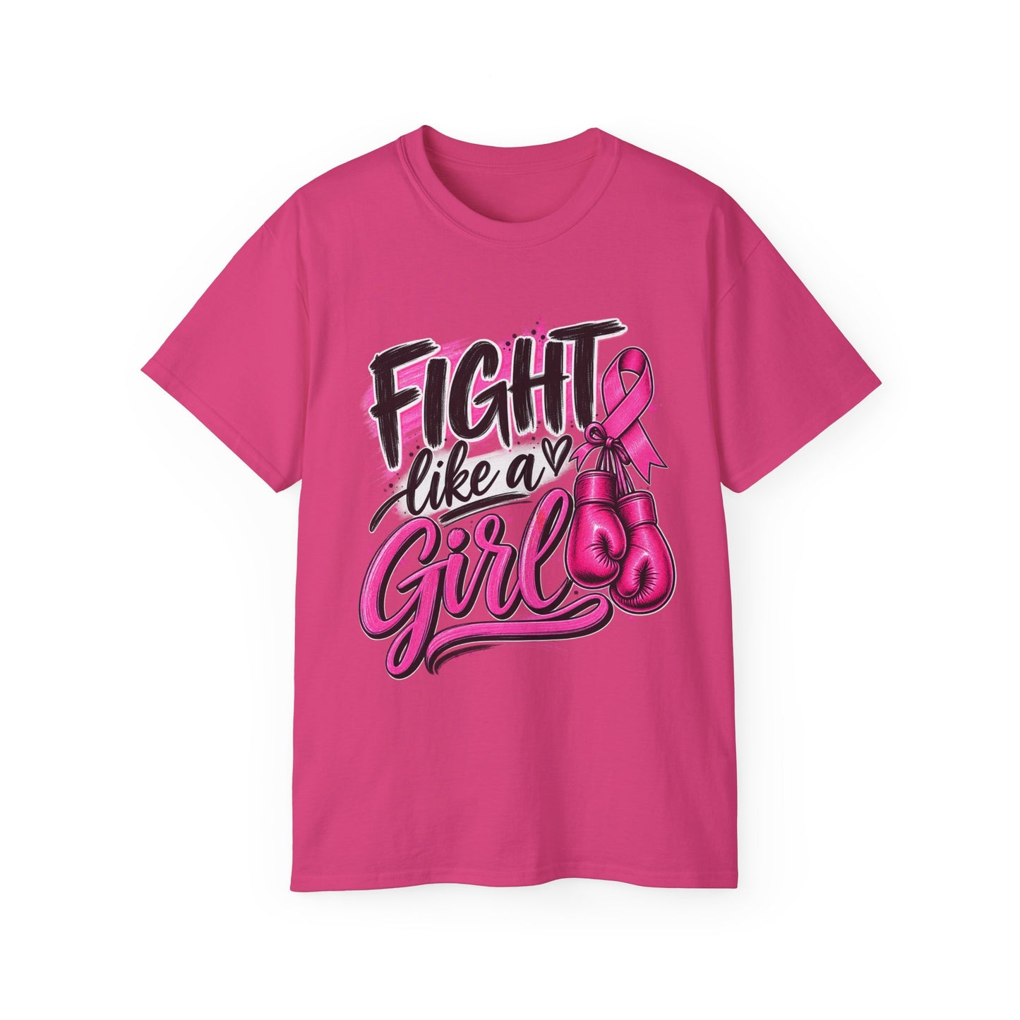 Fight Like a Girl Breast Cancer Awareness T-Shirt