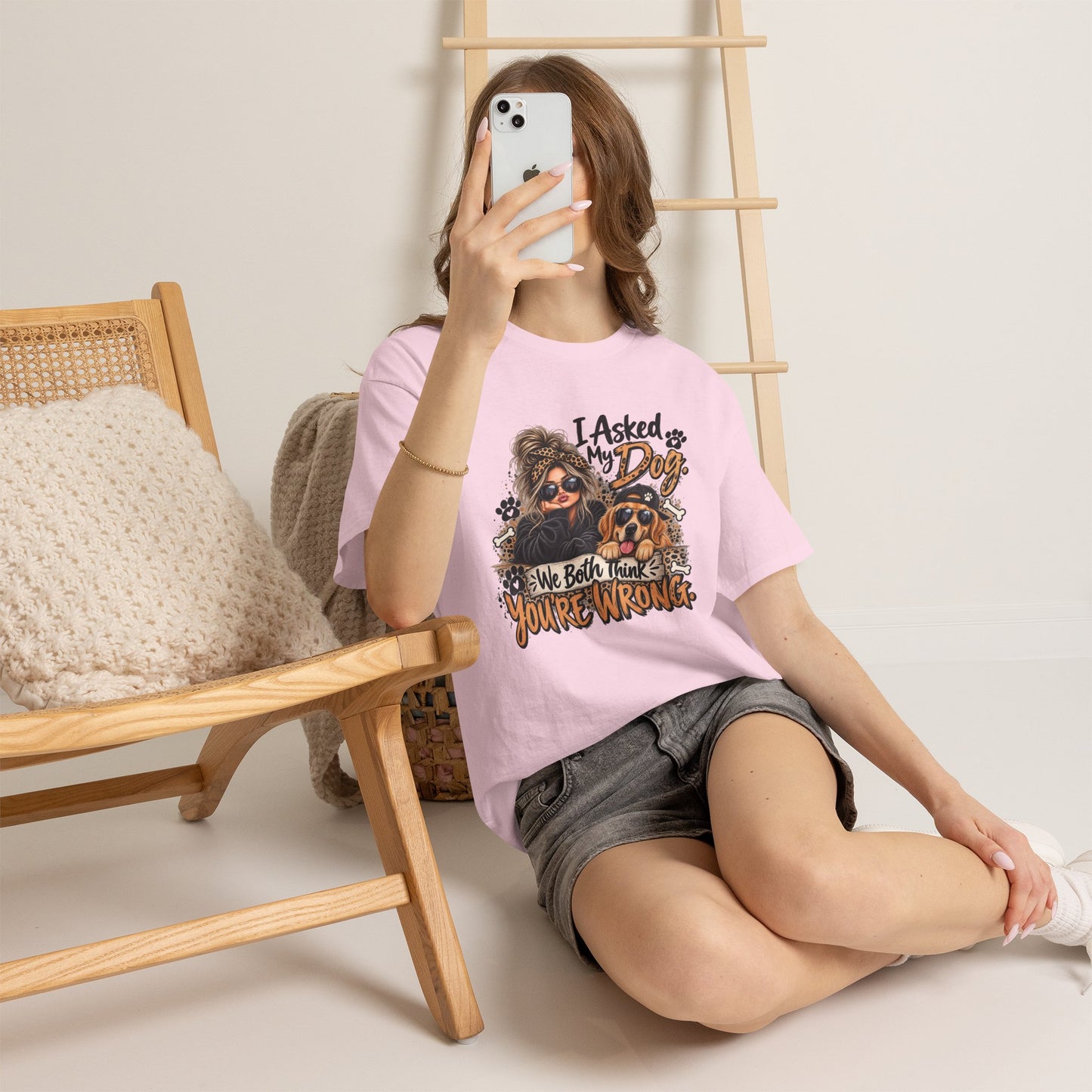 I Asked My Dog Shirt | Funny Dog Lover Graphic Tee