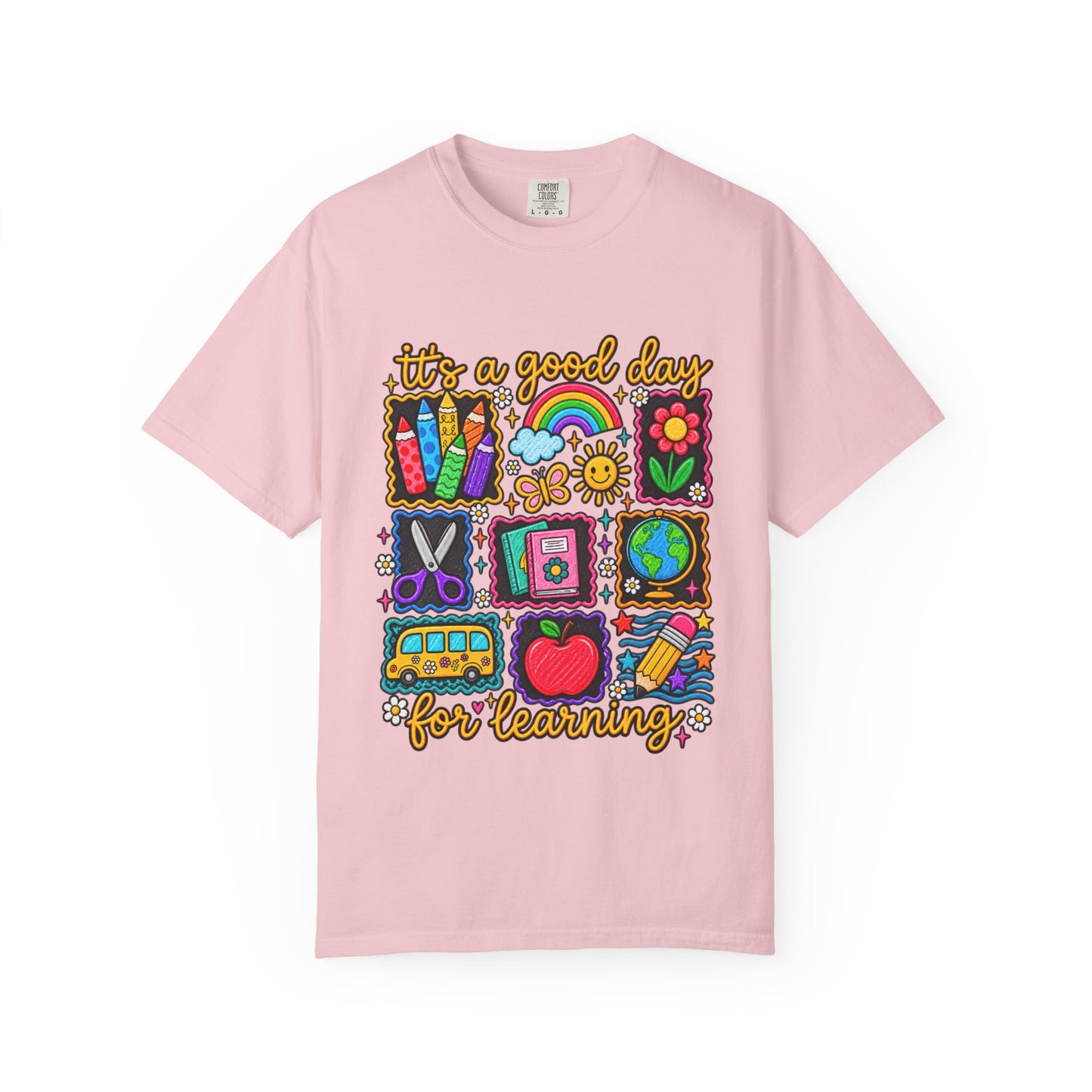 It's a Good Day for Learning T-Shirt — Cute School Icons Teacher & Student Tee
