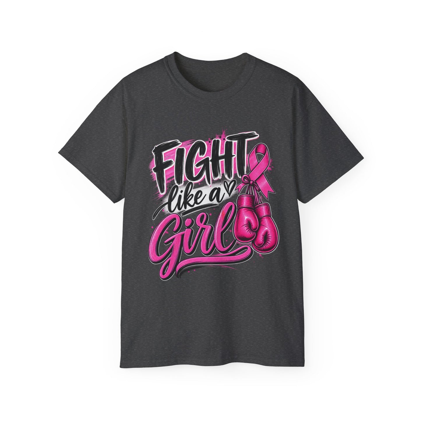 Fight Like a Girl Breast Cancer Awareness T-Shirt