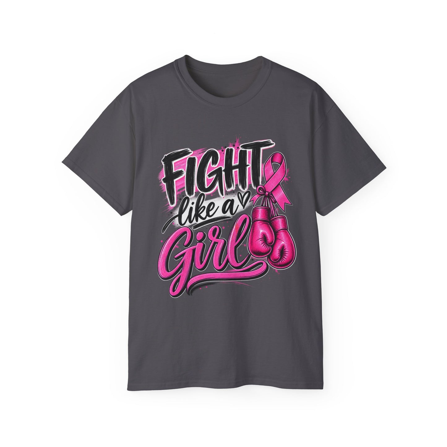 Fight Like a Girl Breast Cancer Awareness T-Shirt