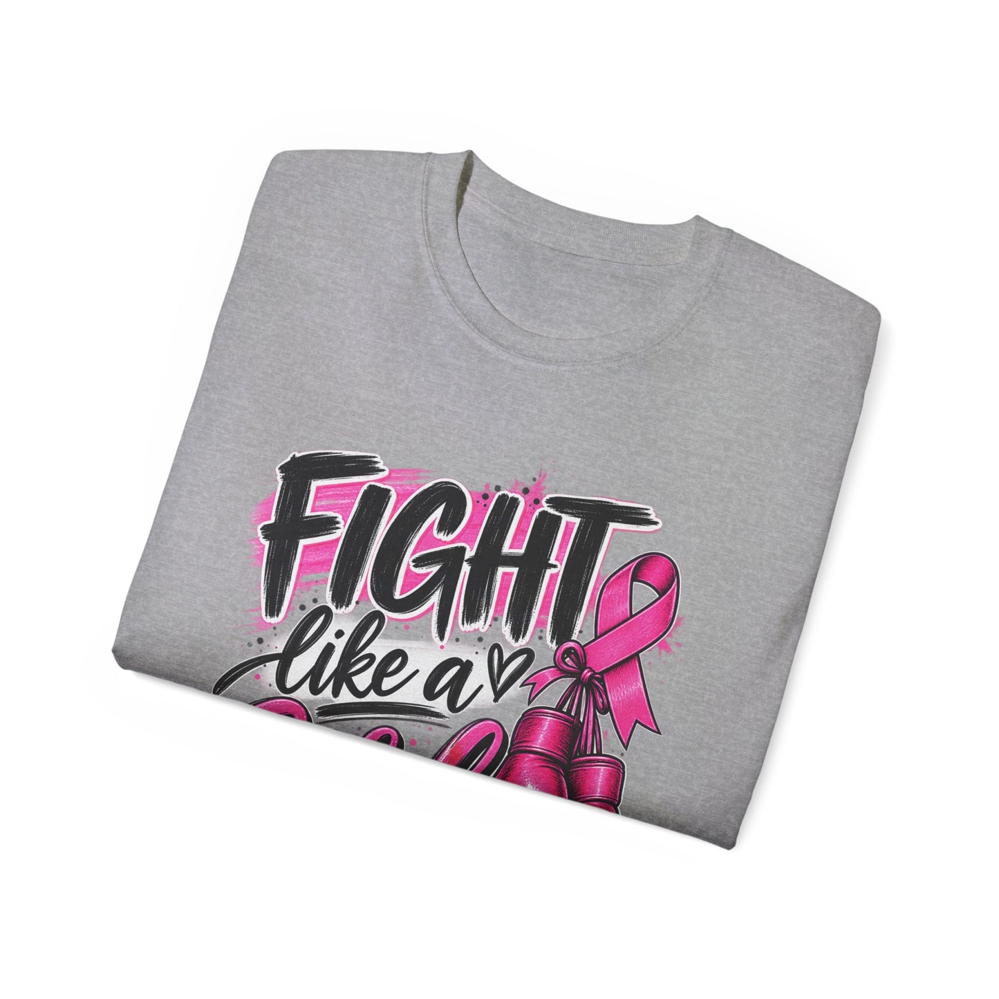 Fight Like a Girl Breast Cancer Awareness T-Shirt