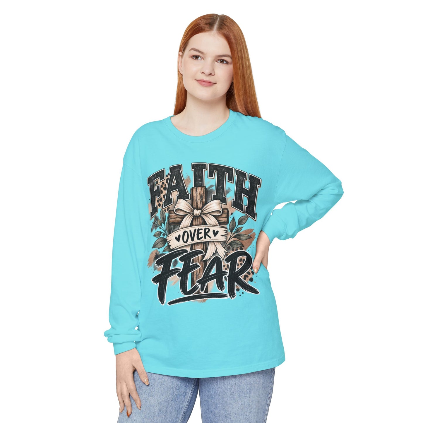 Faith Over Fear Long Sleeve Tee