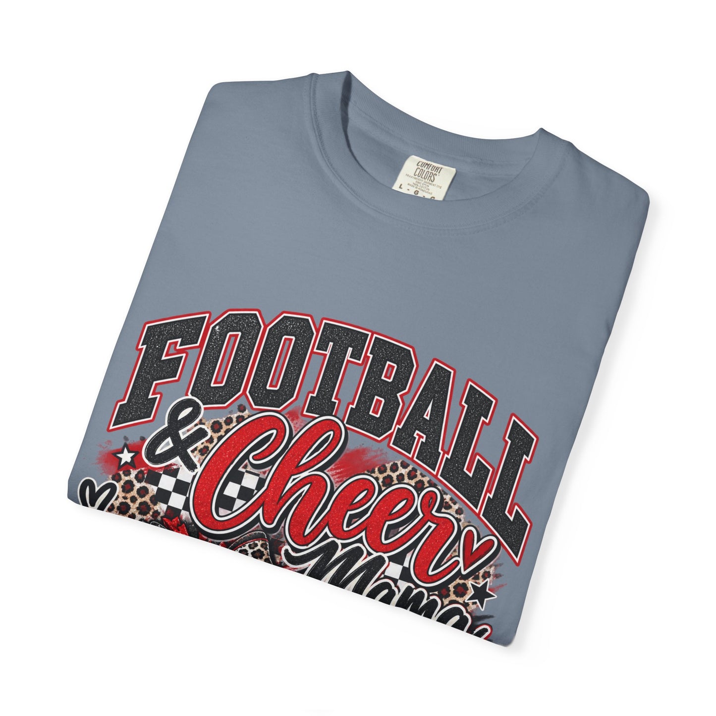 Football & Cheer Mama Game Day Graphic Tee