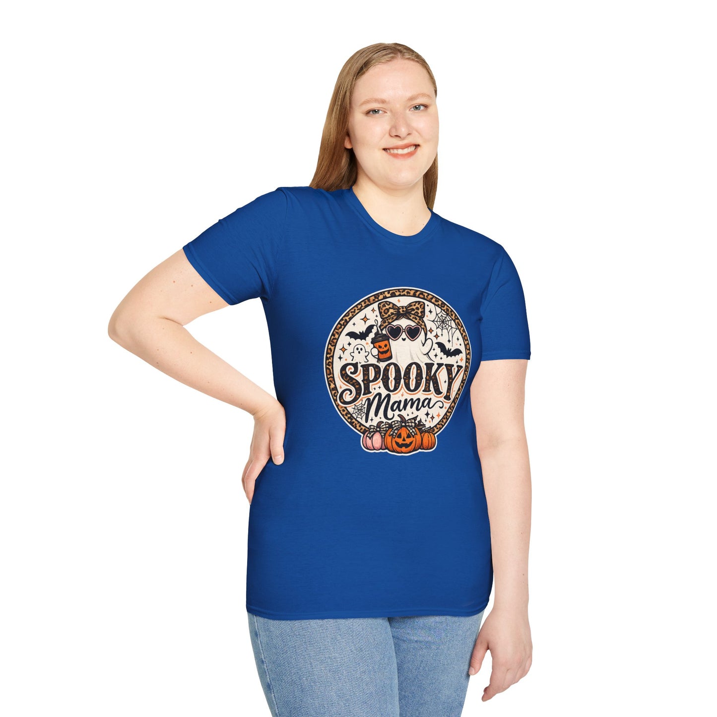 Spooky Mama T-Shirt — Halloween Ghost Graphic Tee