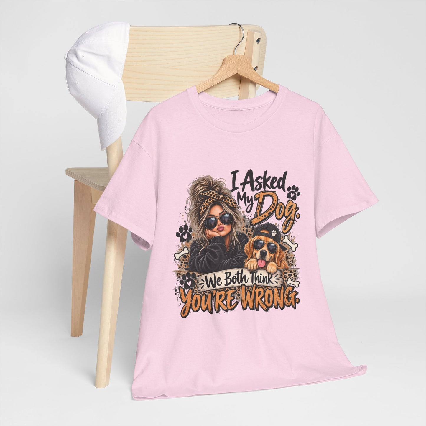 I Asked My Dog Shirt | Funny Dog Lover Graphic Tee