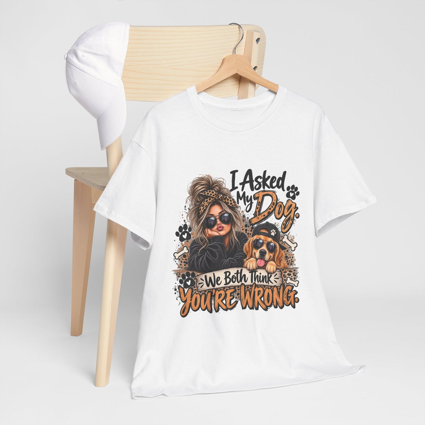 I Asked My Dog Shirt | Funny Dog Lover Graphic Tee