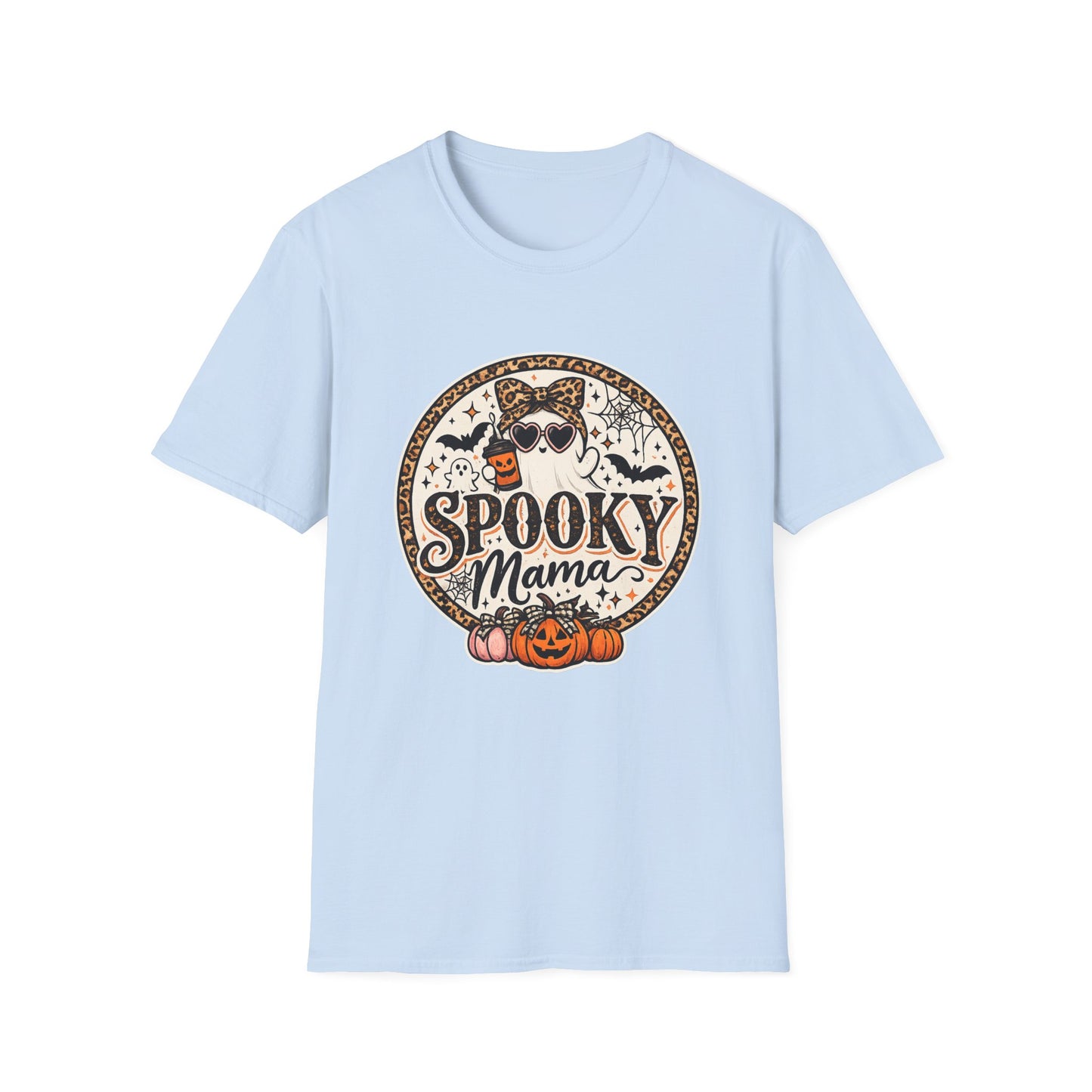 Spooky Mama T-Shirt — Halloween Ghost Graphic Tee